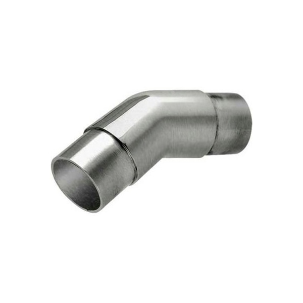 Lavi Industries Lavi Industries, Flush Angle Fitting, 147 Degree, for 1.5" Tubing, Satin Stainless Steel 44-730A/1H - main